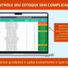 Planilha de controle de estoque simples