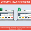 Compatibilidade da planilha de avaliação de fornecedores com Microsoft Excel e Google Planilhas.