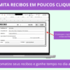 Planilha para emissão de recibos com modelo pronto para imprimir ou salvar em PDF
