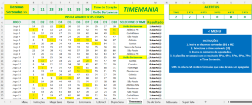 Planilha de Conferência de Apostas da Loteria - Imagem 9