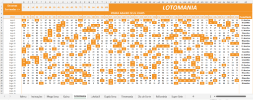 Planilha de Conferência de Apostas da Loteria - Imagem 6