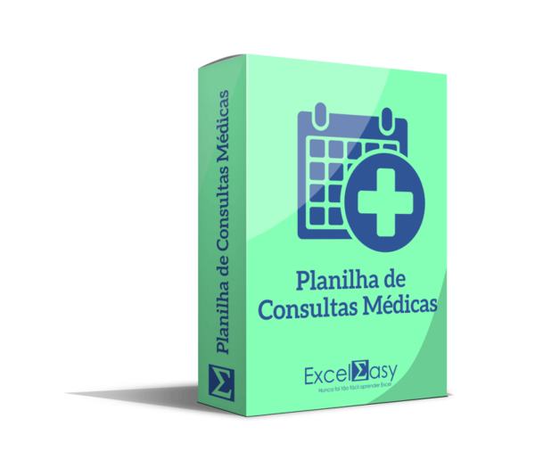 Planilha de Consultas médicas no Excel