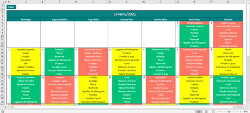 Planilha de Estudos Premium - Imagem 4