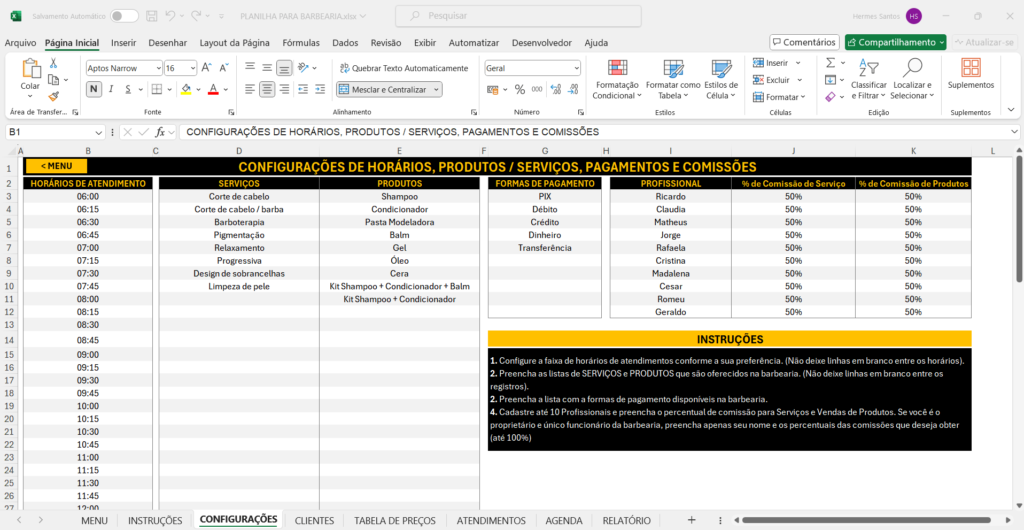 Loja Excel Easy