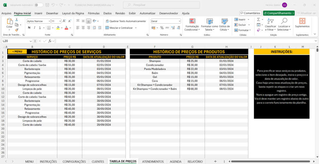 Loja Excel Easy