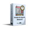 Modelo de Agenda Semanal no Excel