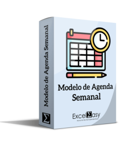 Modelo de Agenda Semanal no Excel