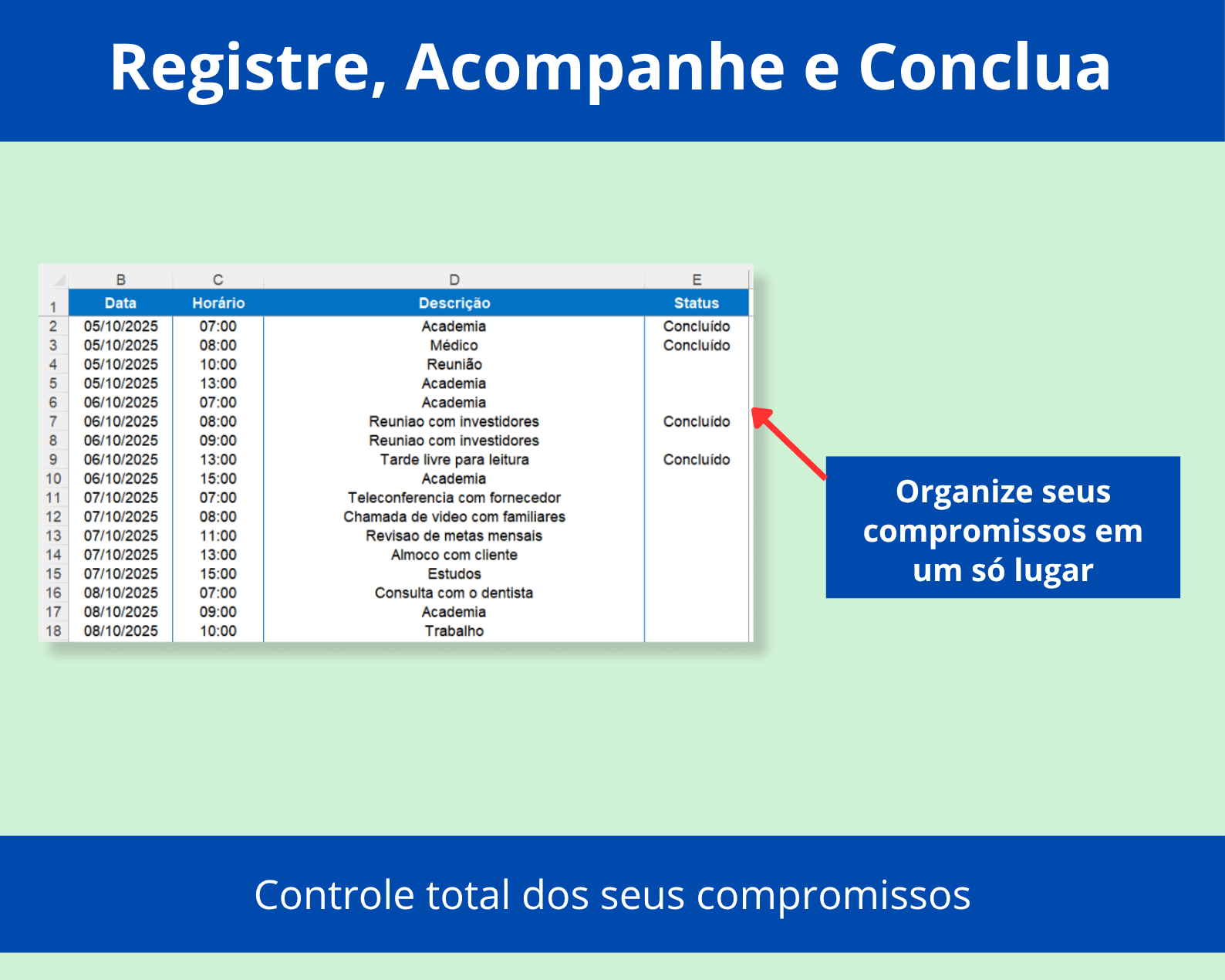 Modelo de Agenda Semanal - Imagem 3