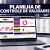 Controle de Validades em Excel