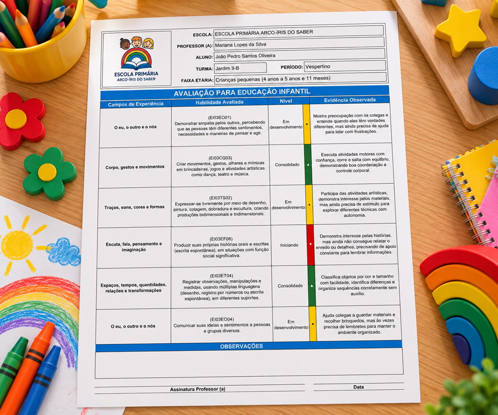 Relatório BNCC Educação Infantil