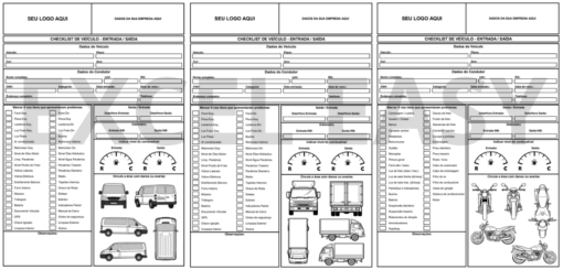 Checklist de Veículos | Modelos Editáveis - Imagem 4
