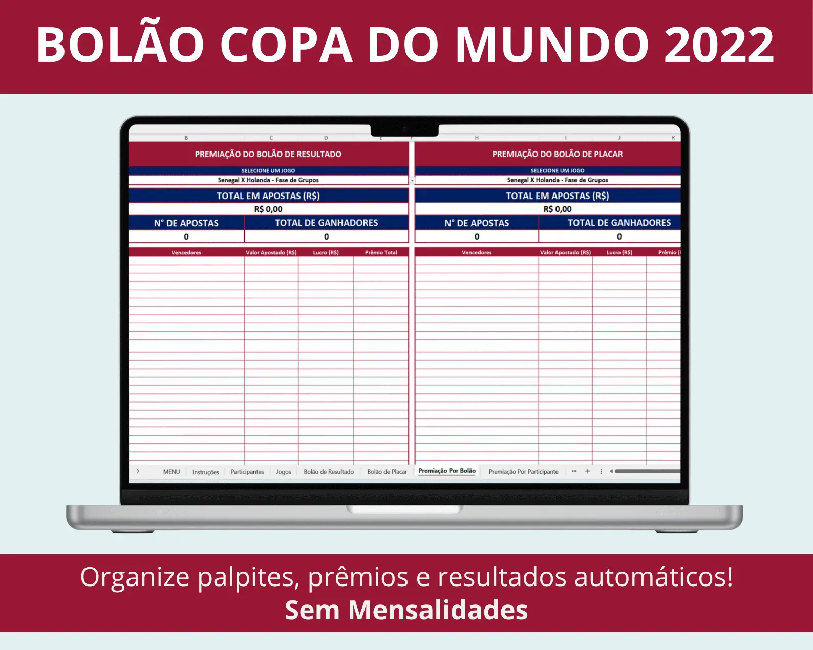 Bolão da Copa do Mundo 2022