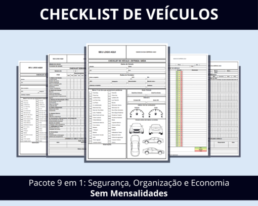 Checklist de Veículos | Modelos Editáveis