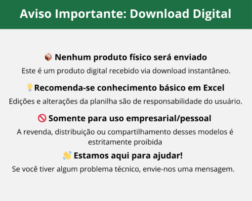 Modelos de Vistoria de Imóveis | 100% Editáveis em Excel - Imagem 6