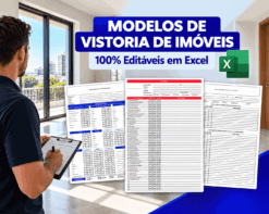 Modelos de Vistoria de Imóveis em Excel - 100% editável
