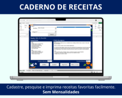 Planilha de Caderno de Receitas