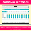 Planilha de Comissão de Vendas