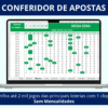 Planilha de Conferência de Apostas da Loteria