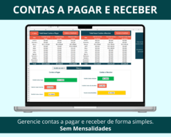 Planilha de Contas a Pagar e Receber