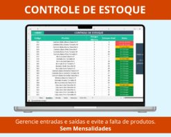 Planilha de Controle de Estoque Profissional