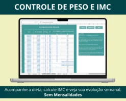 Planilha de Controle de Peso e IMC