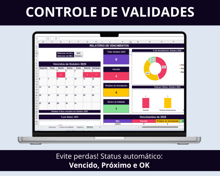 Planilha de Controle de Validades