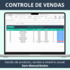 Planilha de Controle de Vendas para Loja Virtual
