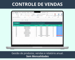 Planilha de Controle de Vendas para Loja Virtual