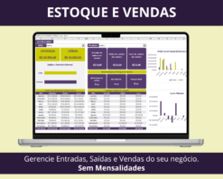 Planilha de Estoque e Vendas