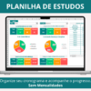 Planilha de Estudos Premium