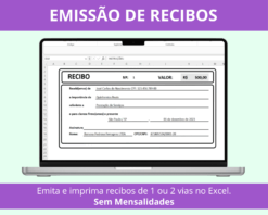 Planilha para Emissão de Recibos