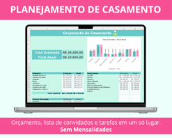 Planilha para Planejamento de Casamento